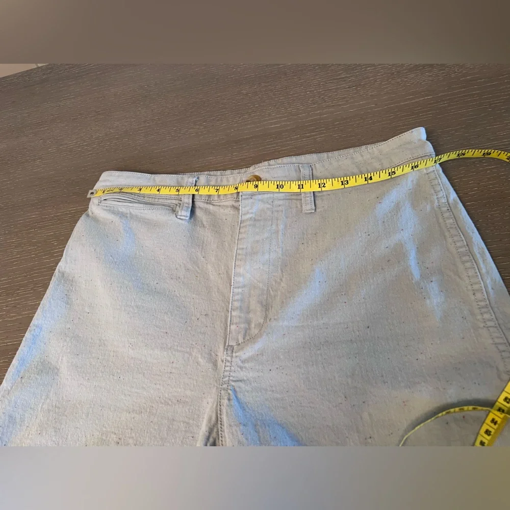 Madewell Light Gray Flare Jeans - Picture 9 of 13